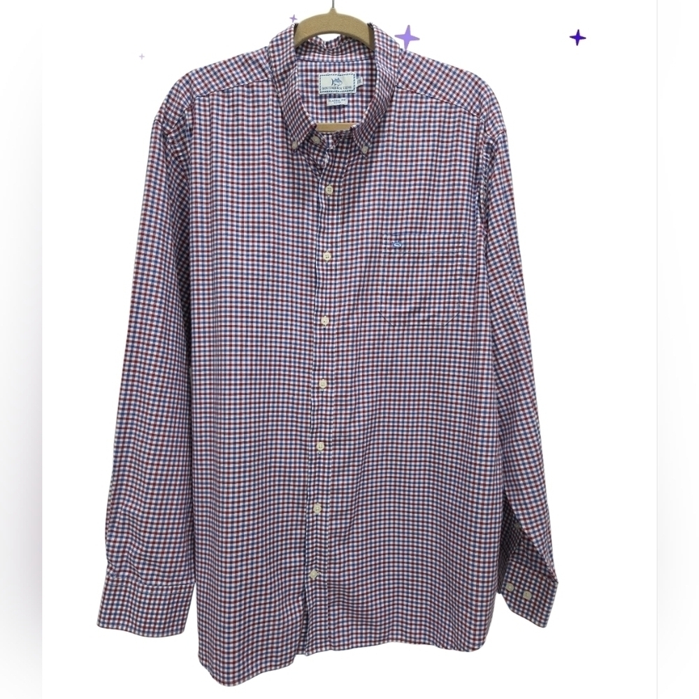 Southern Tide Mens Plaid MacDuff Tartan Button Down Shirt, Size XXL